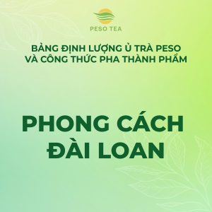 PHONG CÁCH ĐÀI LOAN