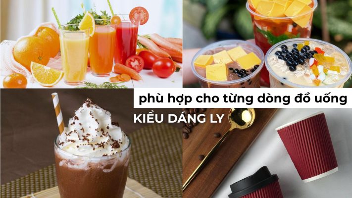 Lựa chọn kiểu dáng ly phù hợp cho từng dòng đồ uống trong ngành F&B