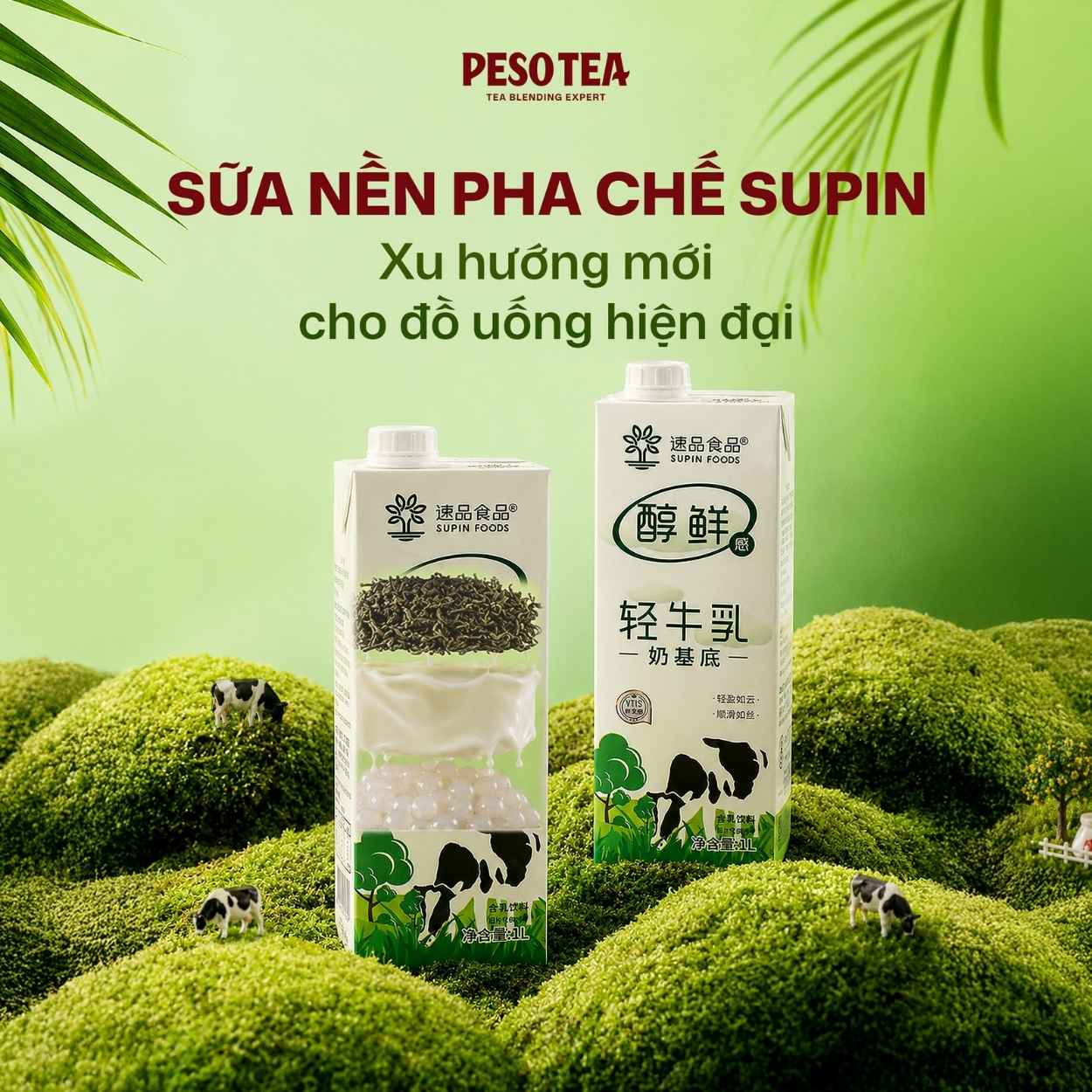 Sữa nền pha chế SUPIN là giải pháp nguyên liệu chuyên dụng cho trà sữa và đồ uống hiện đại, giúp tối ưu vận hành, đảm bảo hương vị ổn định và ứng dụng linh hoạt trong nhiều công thức.
